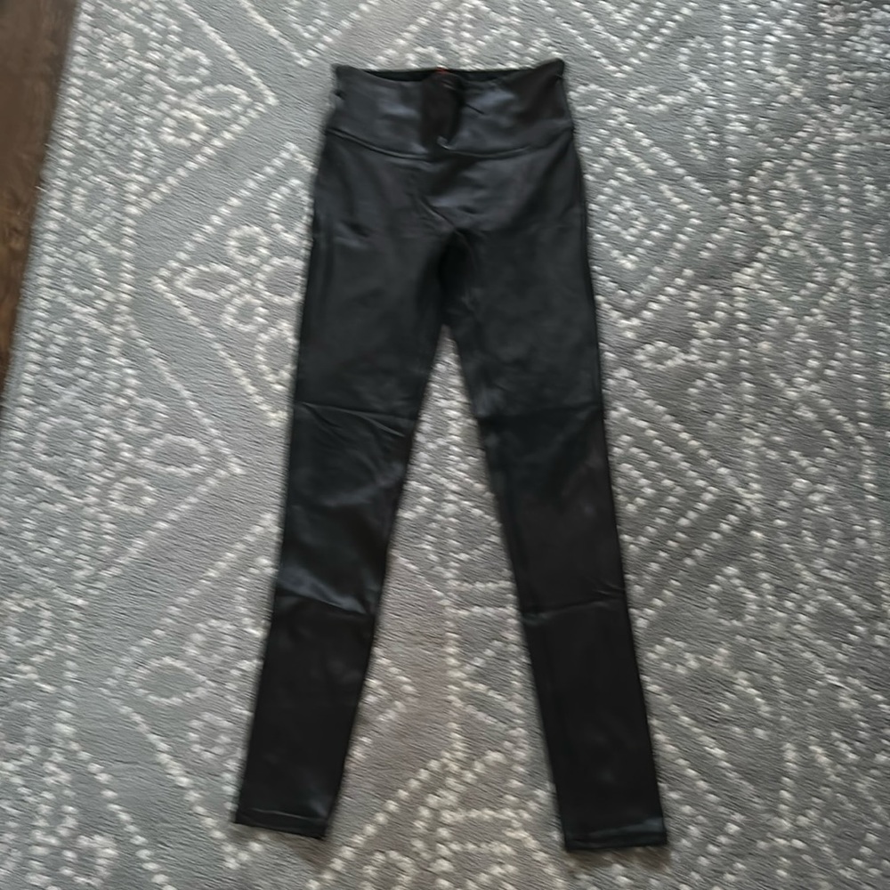 Small Petite Spanx faux leather leggings
